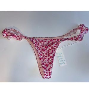 Frankies Bikinis Ali Ruffle Skimpy Bikini Bottom